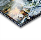 pertrified at low tide Acrylic print