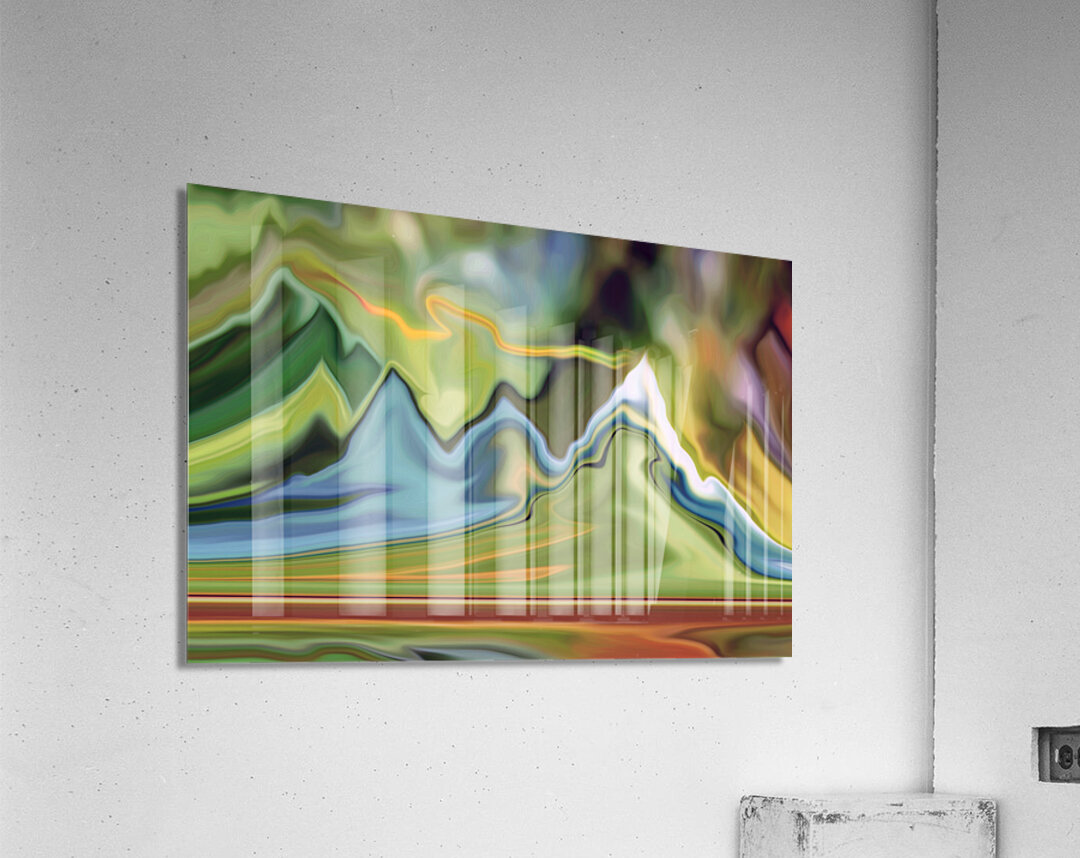 spring in the selkirks Acrylic Print