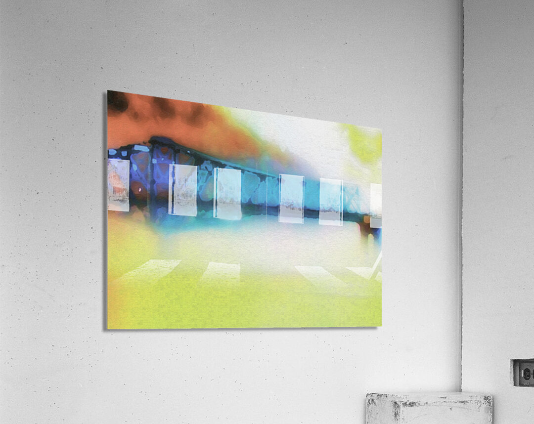 blue bob Acrylic Print