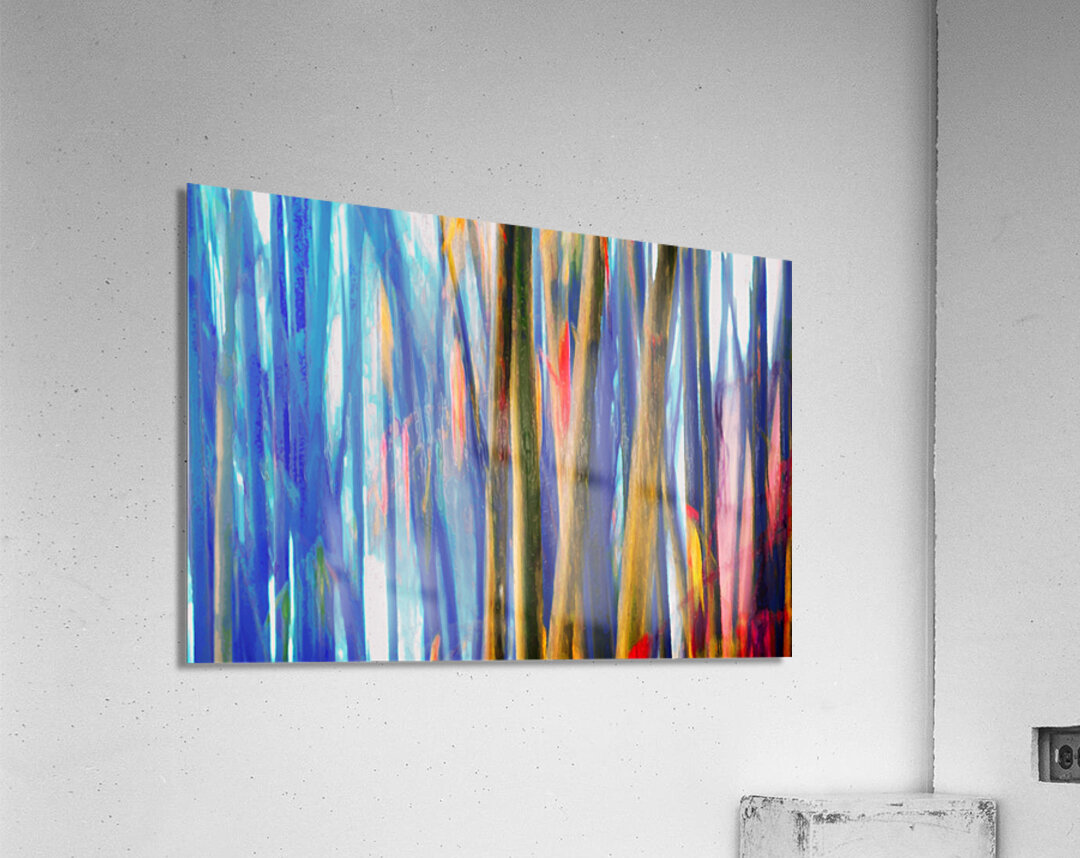 true blue bambooster Acrylic Print