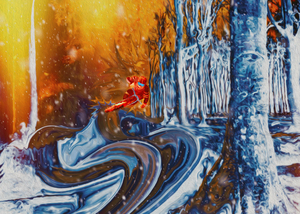 out of the burn and into the berms