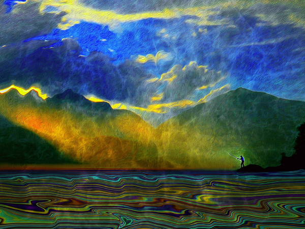 east shore saulitude and sorenity Print