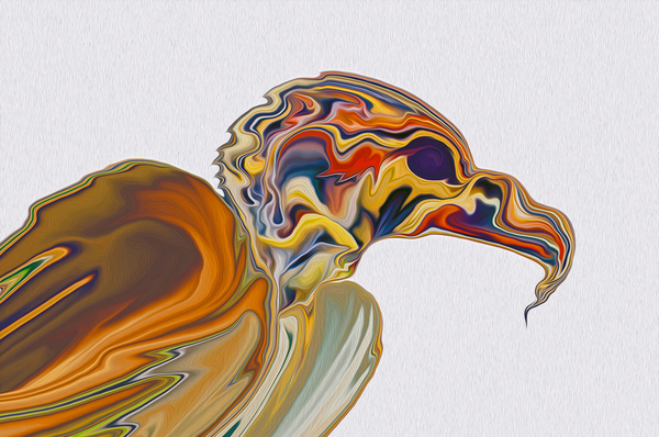 Synaptic Fantastic Bird of Prey by shawn morris creative