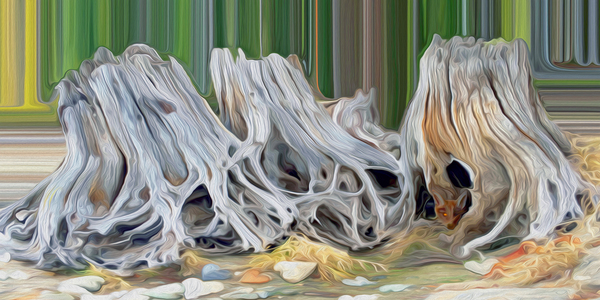 roots heart rocks and a fox by shawn morris creative