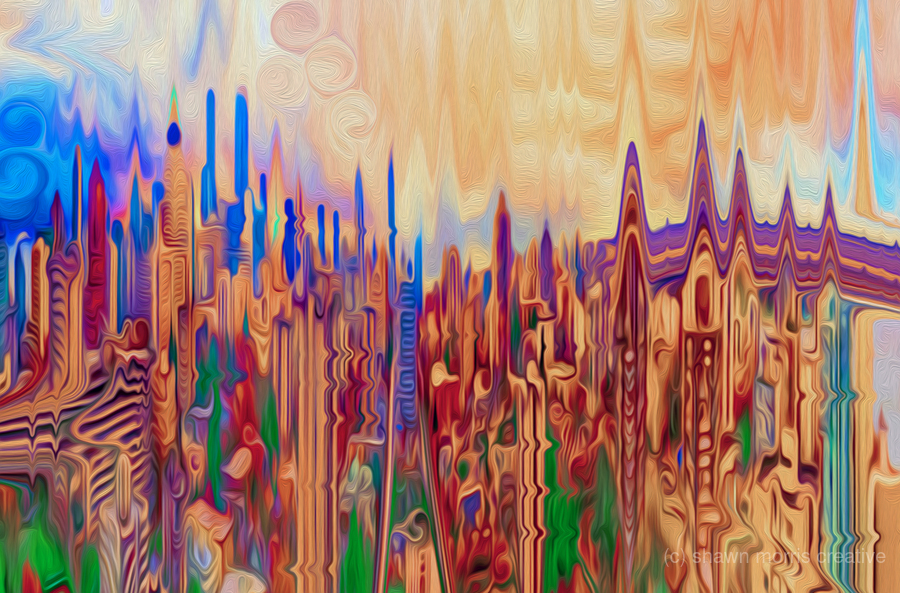 vangroovy sunrise  Print