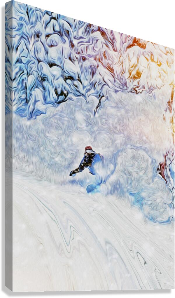 high noon heart plumes Canvas Print