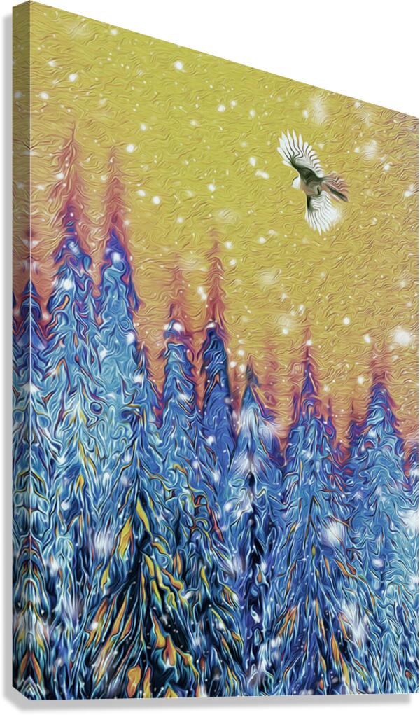 whiskey jacked sunrise Canvas Print