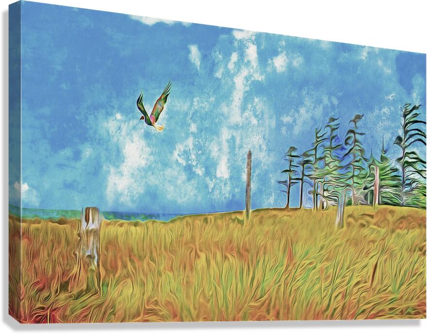 left coast poetry Canvas Print