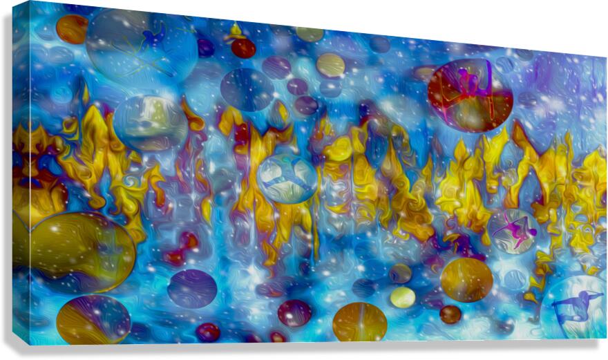 seasonal bubbles ready to burst  Canvas Print