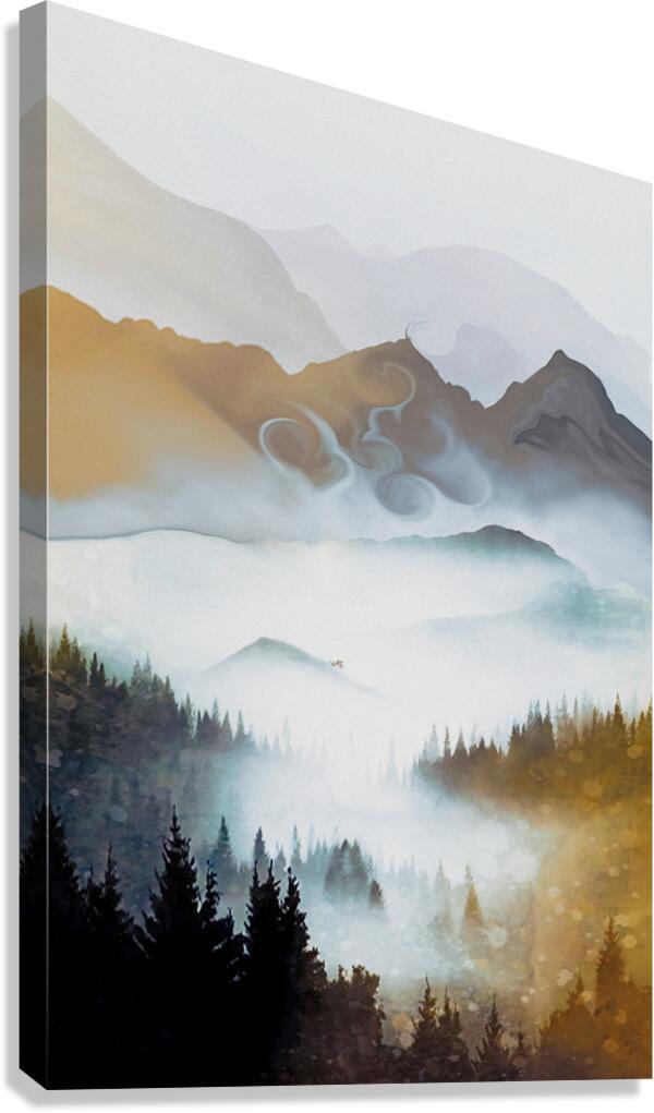 get up to get down landscape orientation Canvas Print