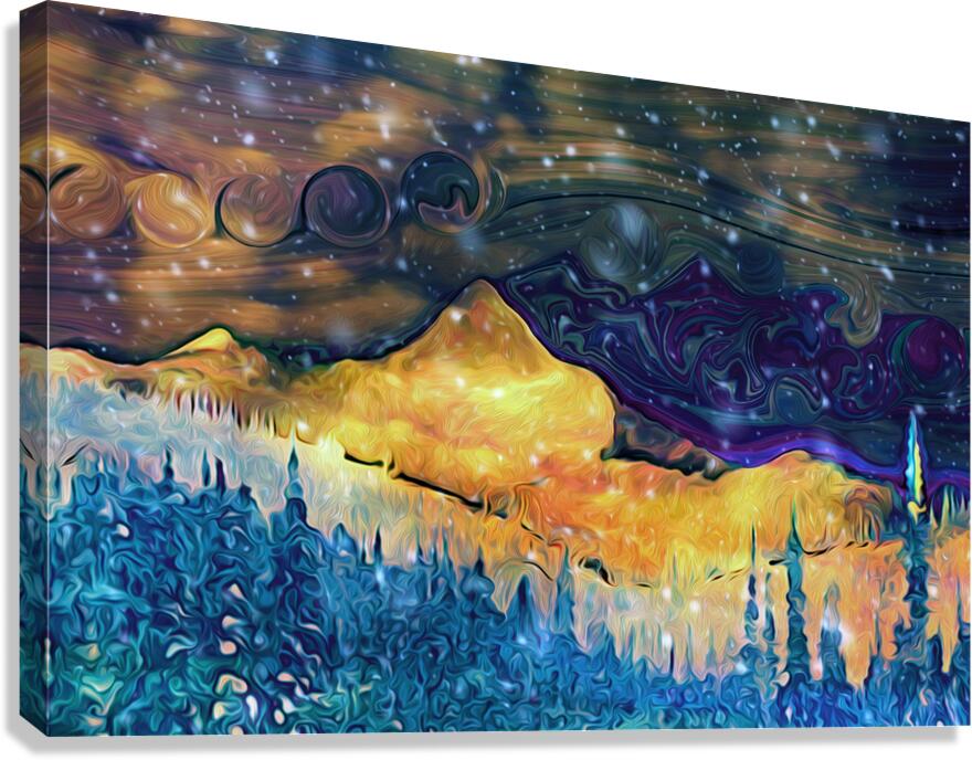 beholding kootenai gold Canvas Print