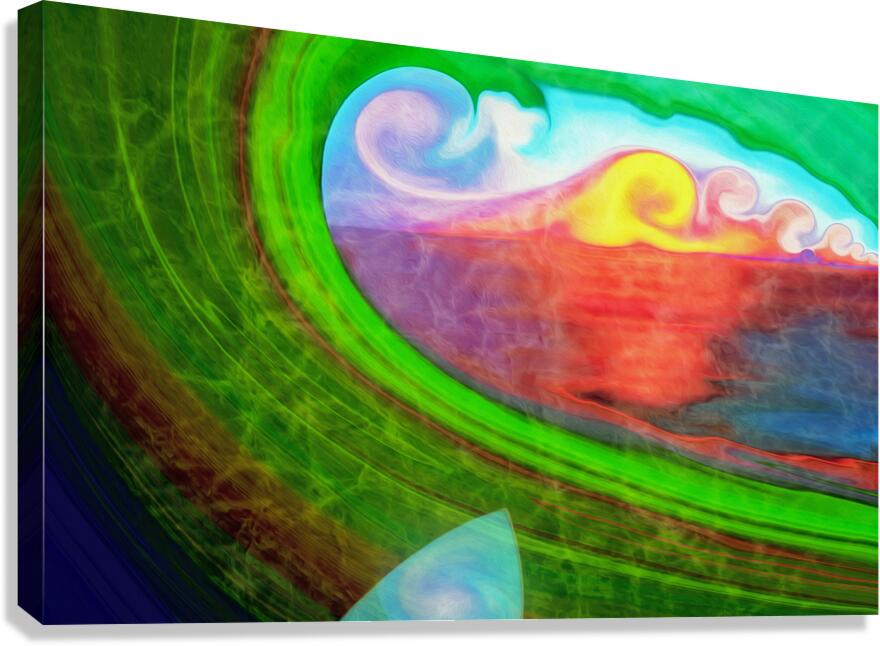 look to the horizon at first light Canvas Print