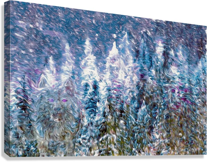 the howl of hidden pleasures Canvas Print