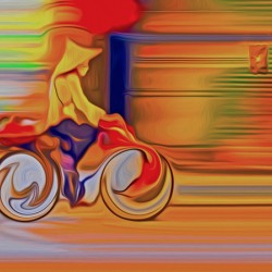 the constant joys of Hanois always on pedal power