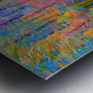 hearts and crows above and below Metal print