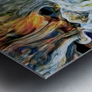 pertrified at low tide Metal print