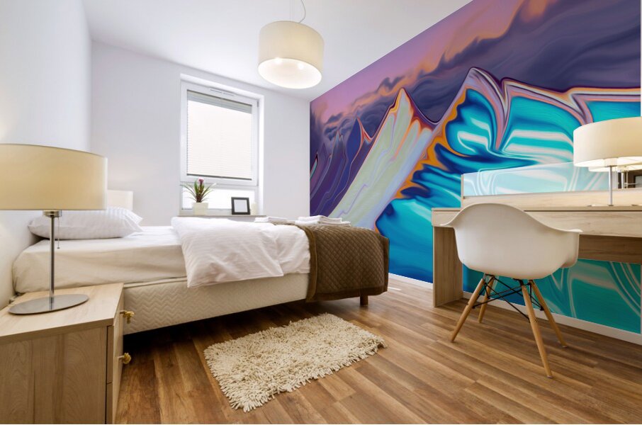 beyond the frines Mural print