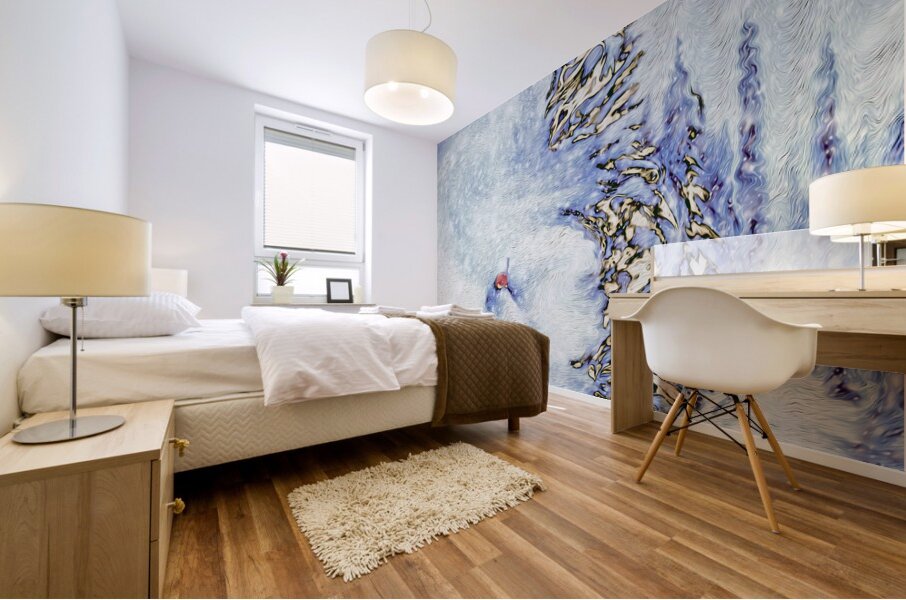 low light delightful double overhead Mural print