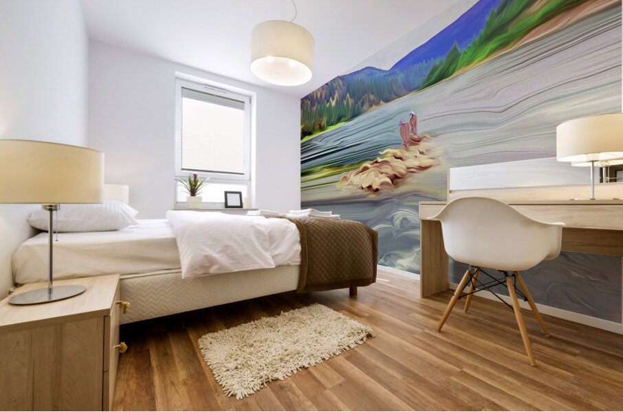 Mataoes heavenly Saulute Mural print