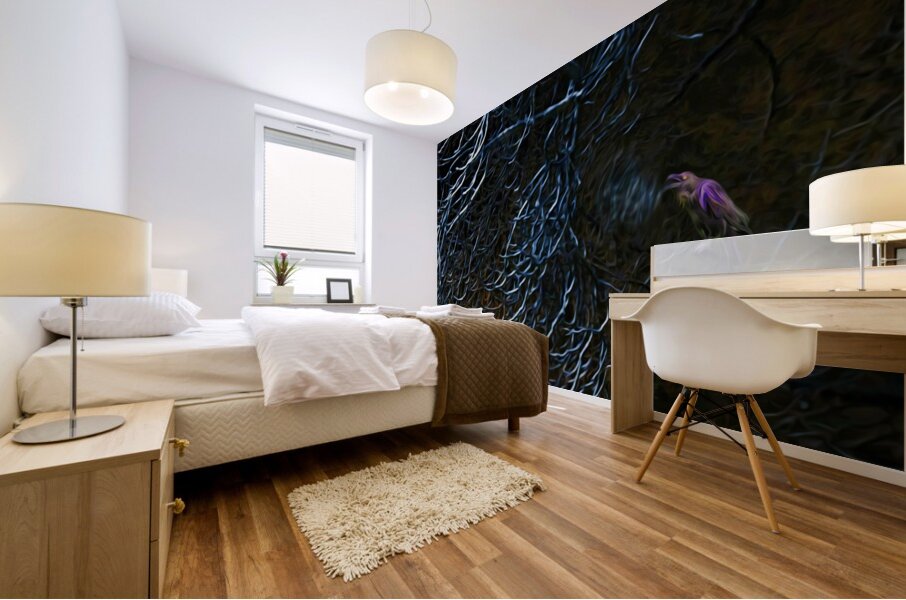 night Caw Cawler Mural print