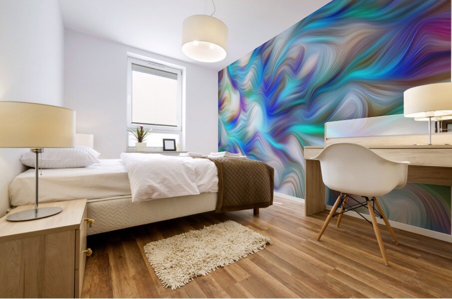 slocan spring break up Mural print