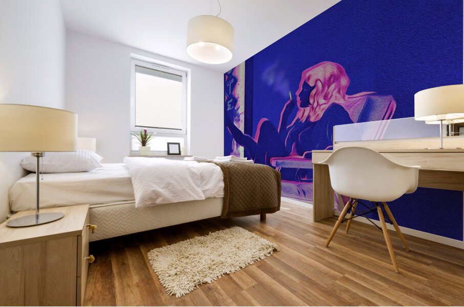 smoke show Mural print