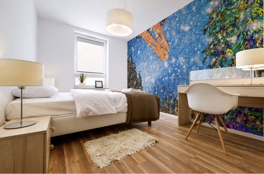 last light electric Mural print