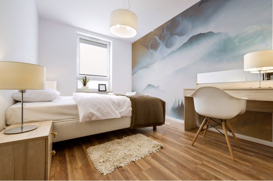 get up to get down landscape orientation Mural print