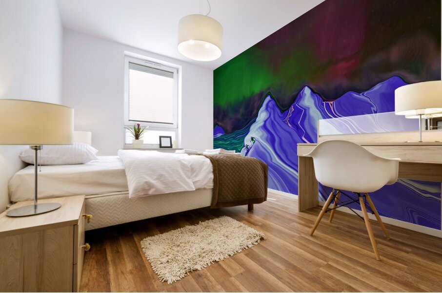 kokaneon aurora score  Mural print