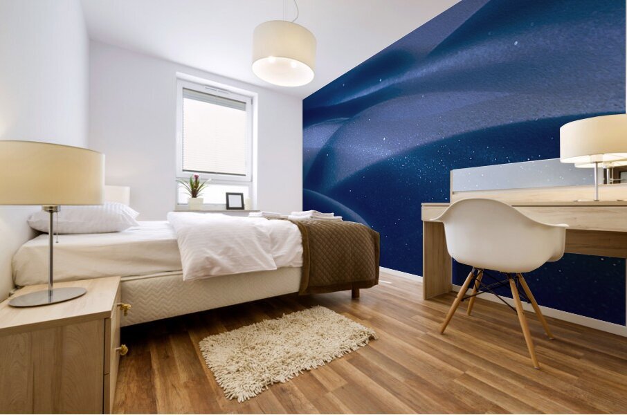 minus 40 midnight moon dust Mural print