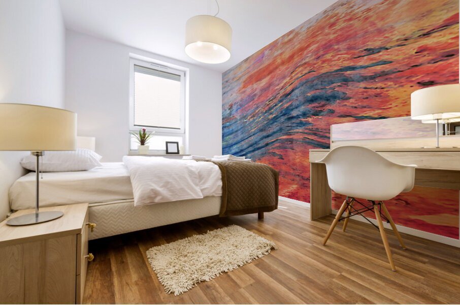  red sky @ night west coast rollers Mural print