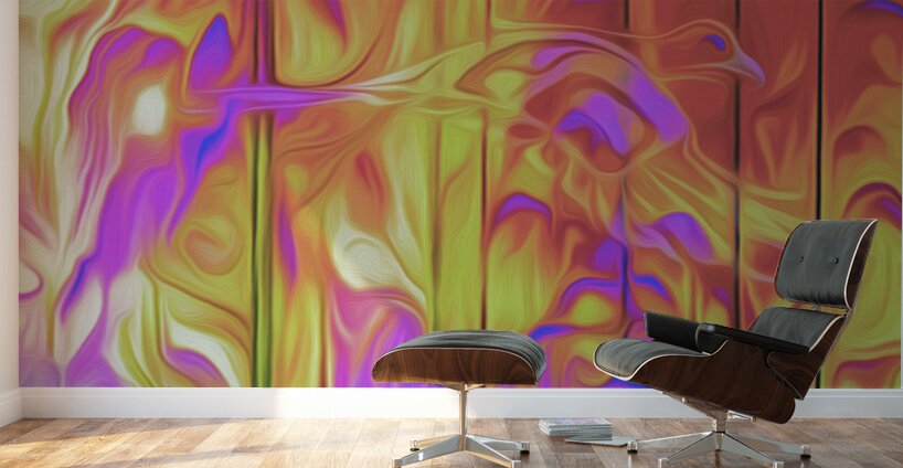 feathers and fire Wall Murals