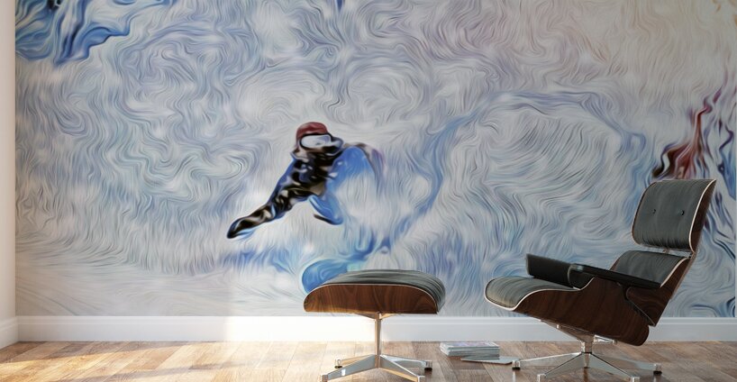 high noon heart plumes Wall Murals