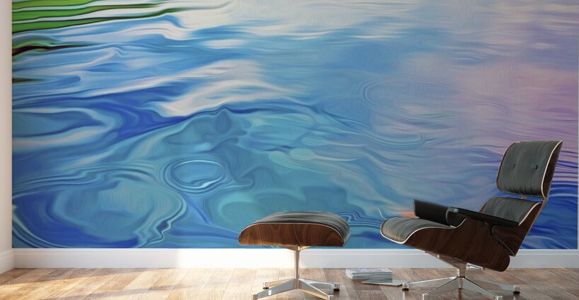 Paws for reflection : panoramic orientation Wall Murals