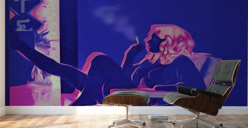 smoke show Wall Murals