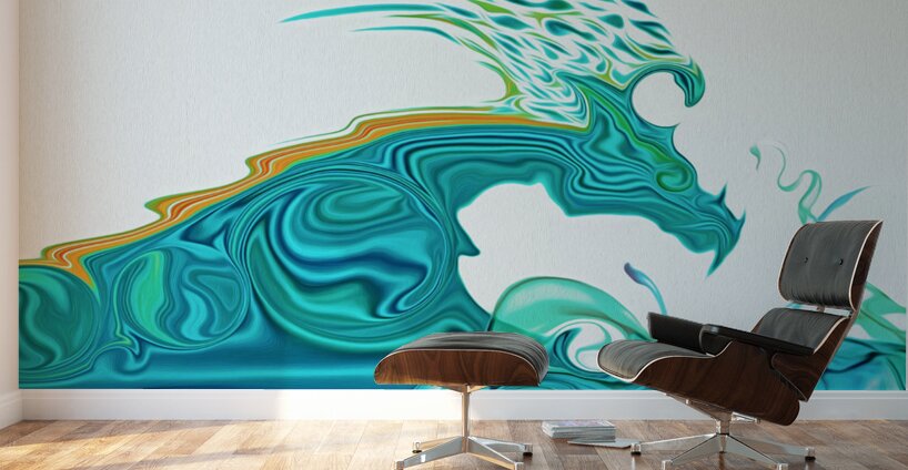 water dragon Wall Murals