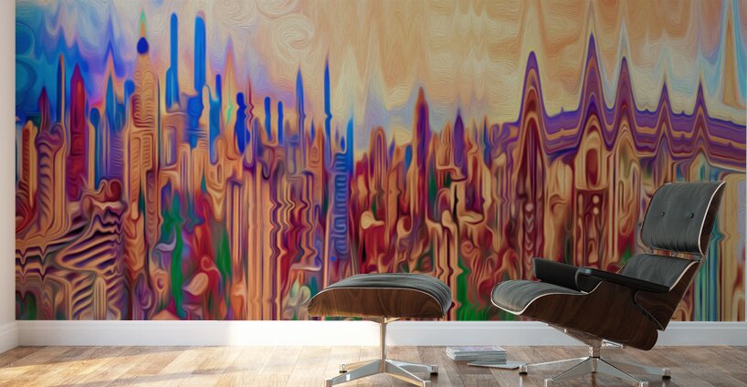 vangroovy sunrise Wall Murals
