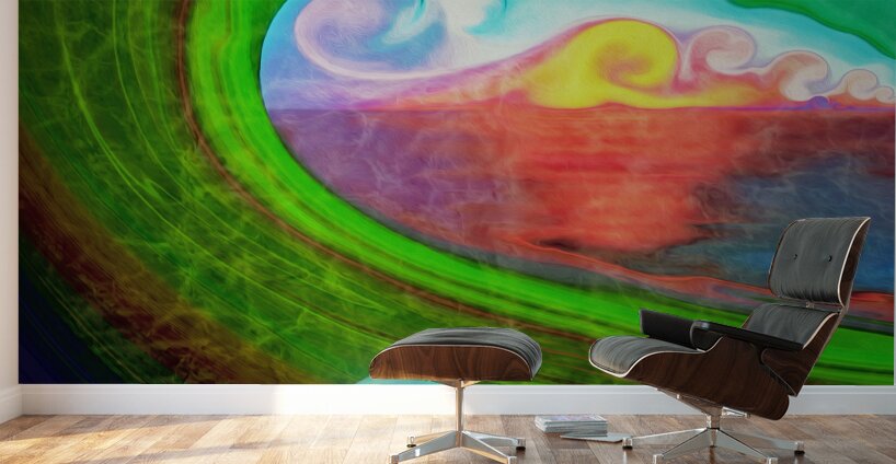 look to the horizon at first light Wall Murals