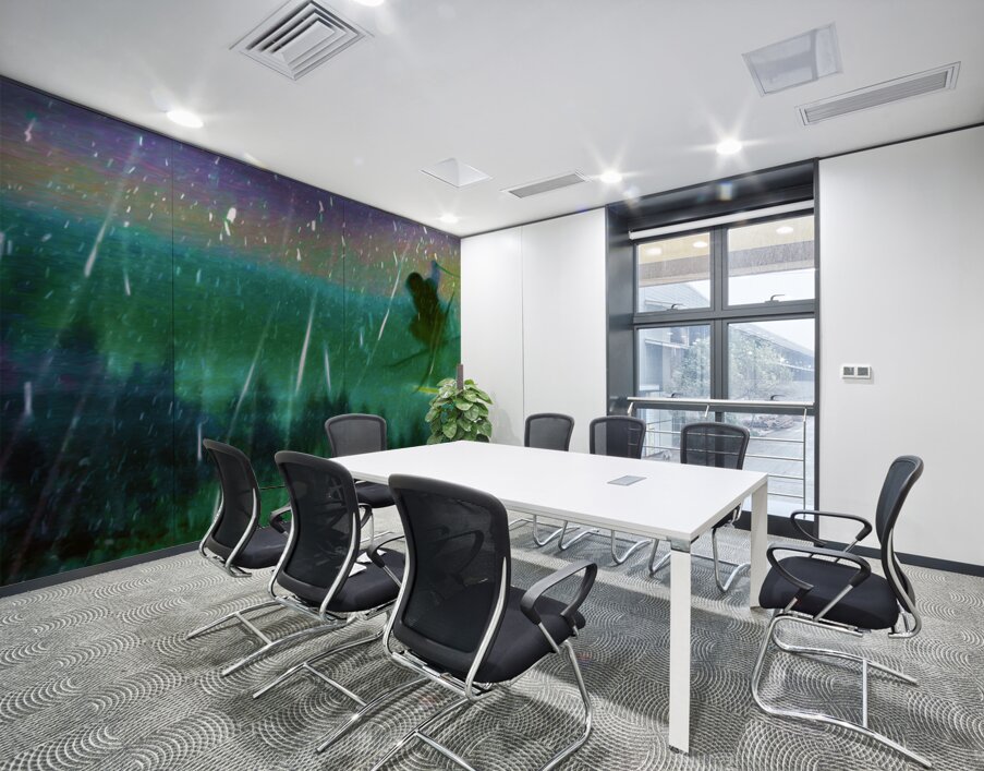 last light flight over the northern delights Wall Printing