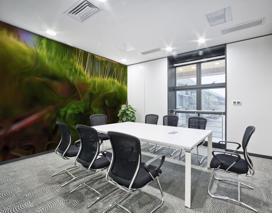 magic underfoot Wall Printing