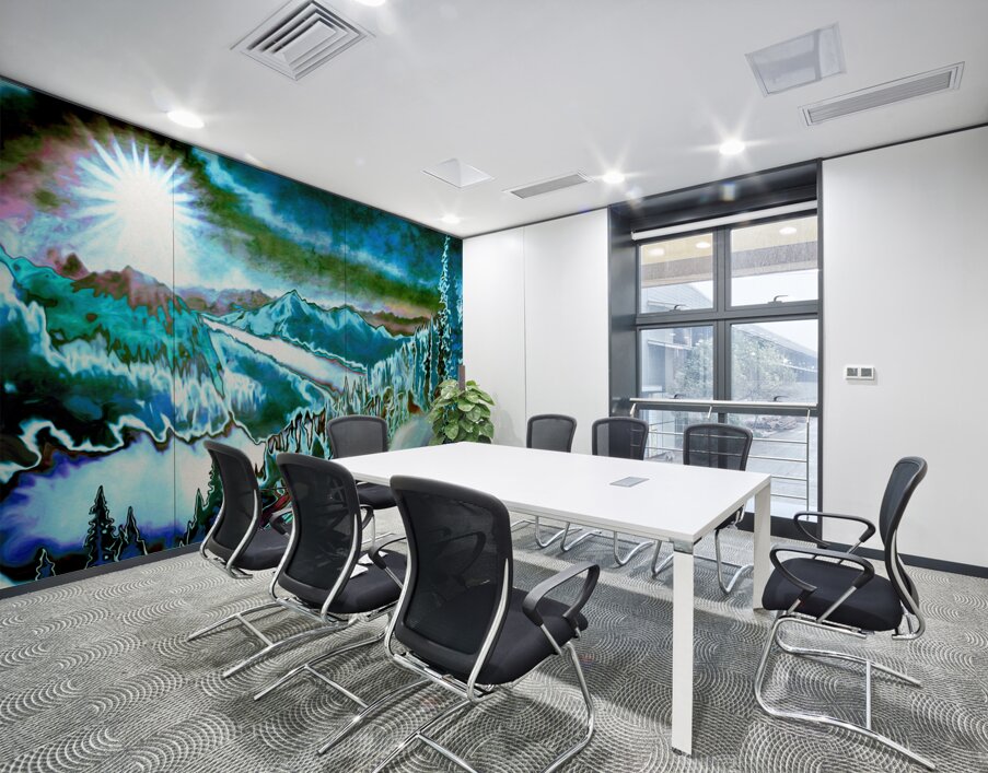 bark at the moon Wall Printing