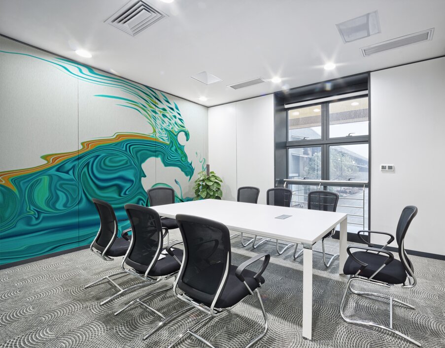 water dragon Wall Printing