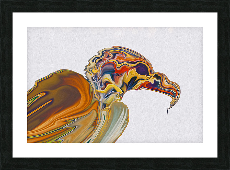 Synaptic Fantastic Bird of Prey Picture Frame print