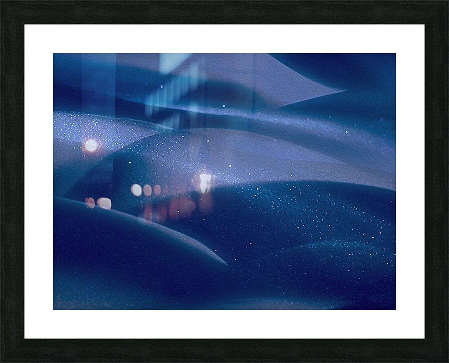minus 40 midnight moon dust Picture Frame print