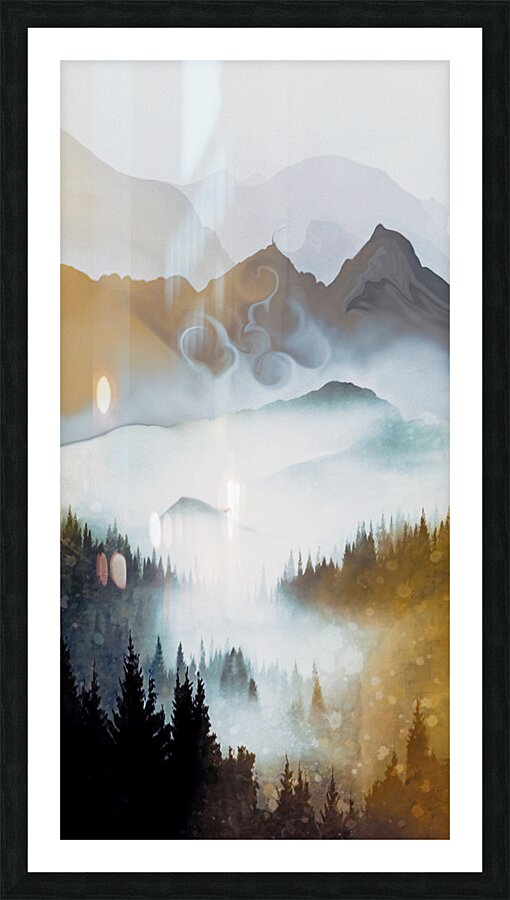 get up to get down Picture Frame print