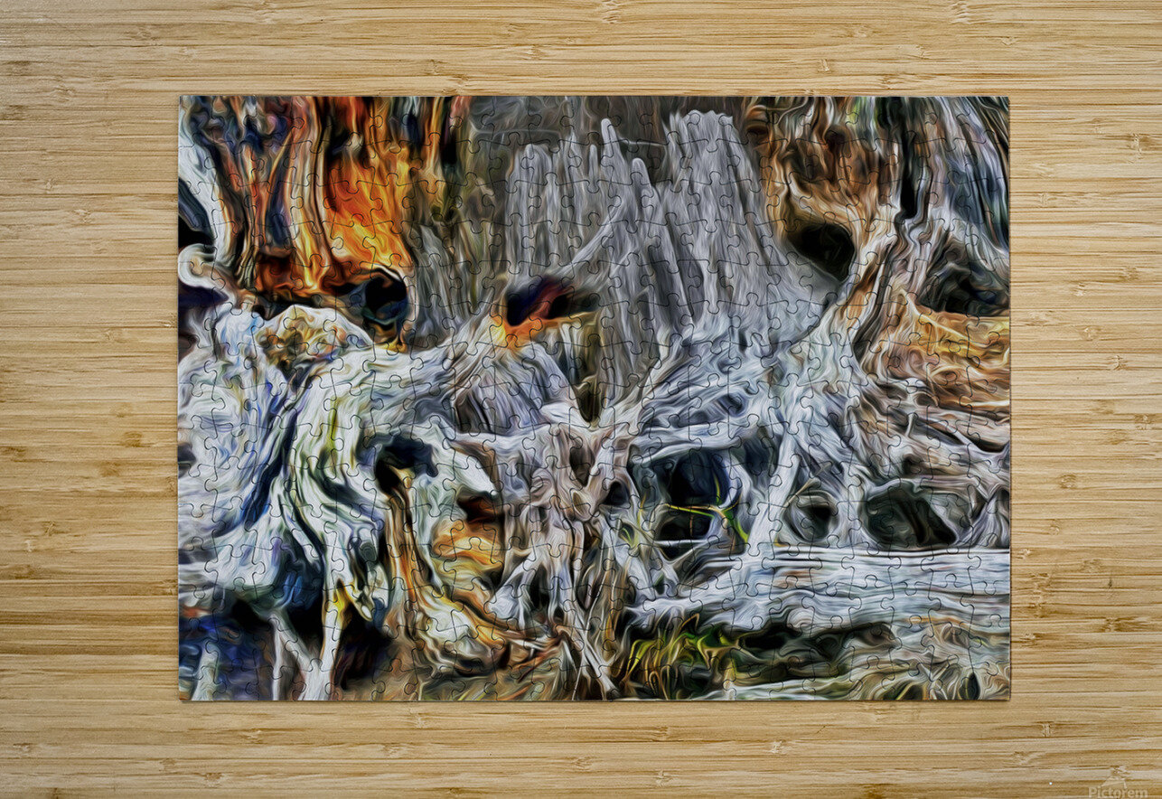 petrified at low tide shawn morris creative Puzzle printing