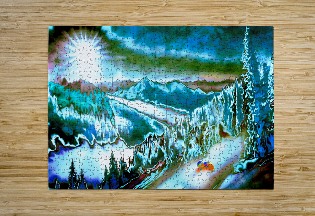 bark at the moon shawn morris creative Puzzle printing