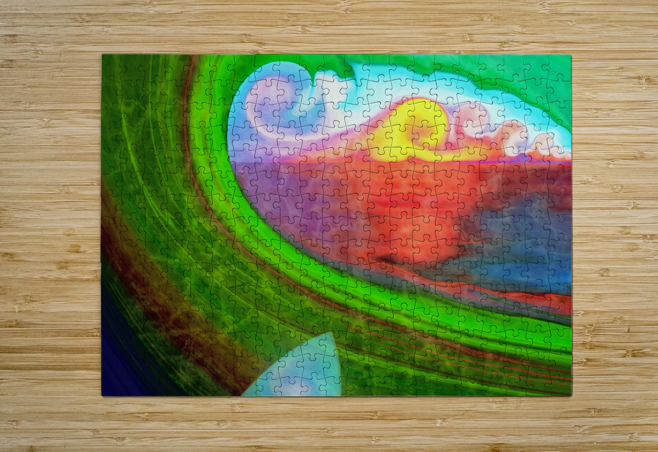 look to the horizon at first light shawn morris creative Puzzle printing