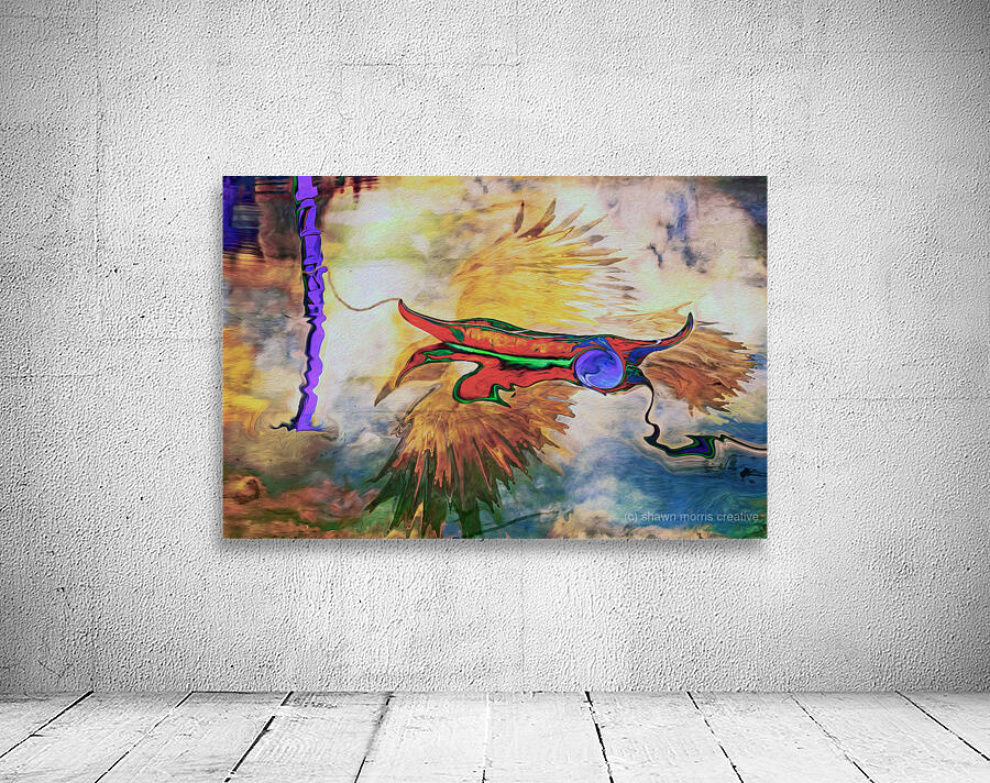 floating on a ravens back Wall Preview