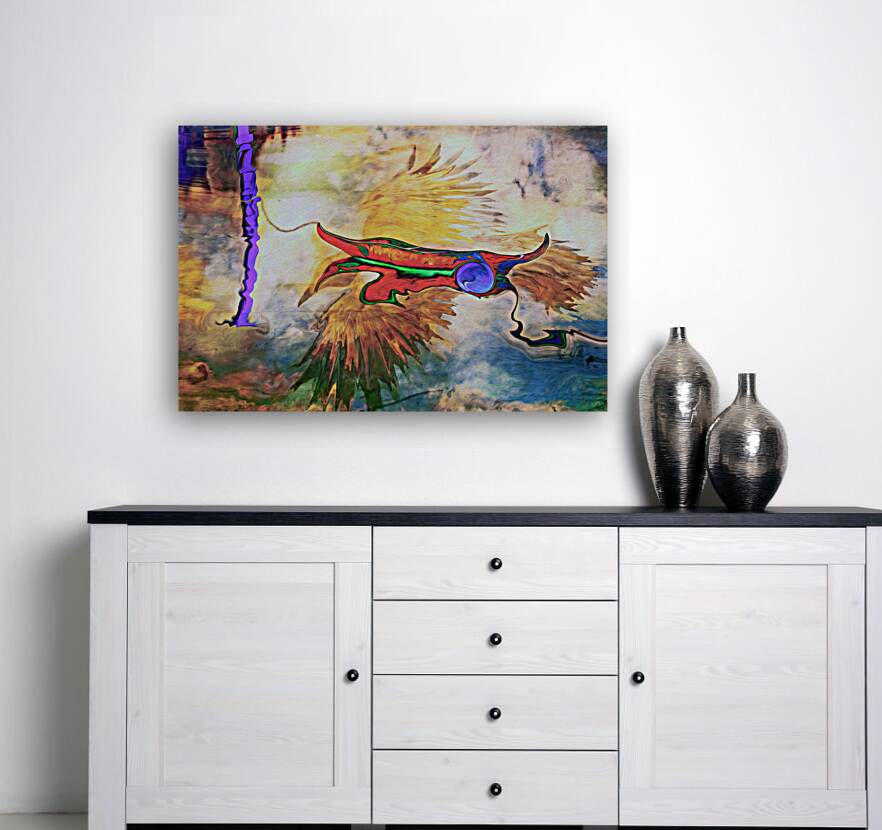 floating on a ravens back Reproduction